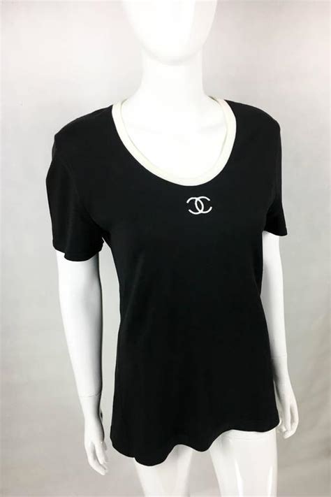 chanel jersey t shirt